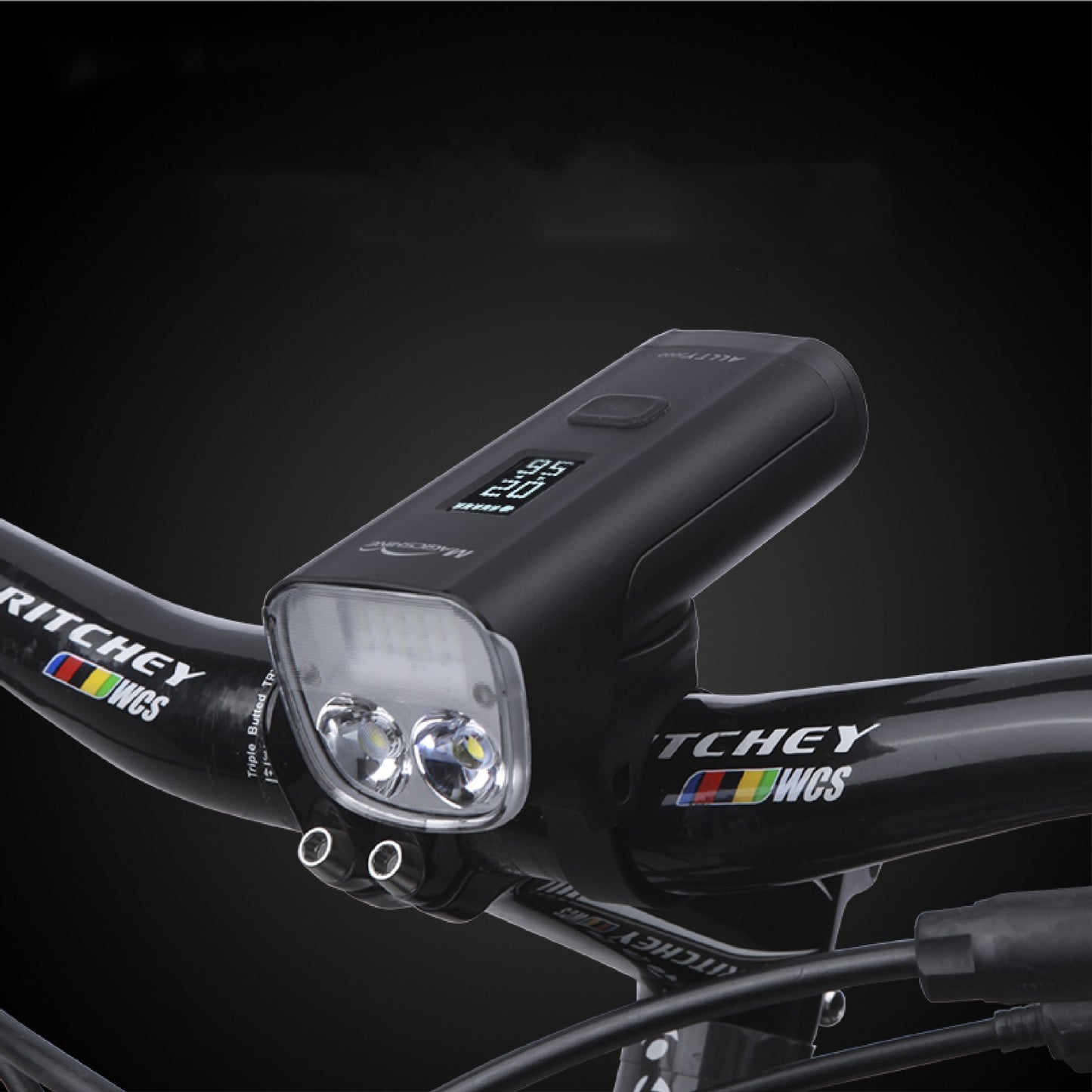 Mountain Bike Front Light – 25W 200 Lumen Night Riding LED