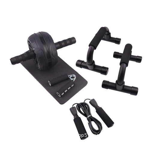 Push-Up Bar & Resistance Band Ab Workout Set – 6 or 7 Piece Home Gym Kit