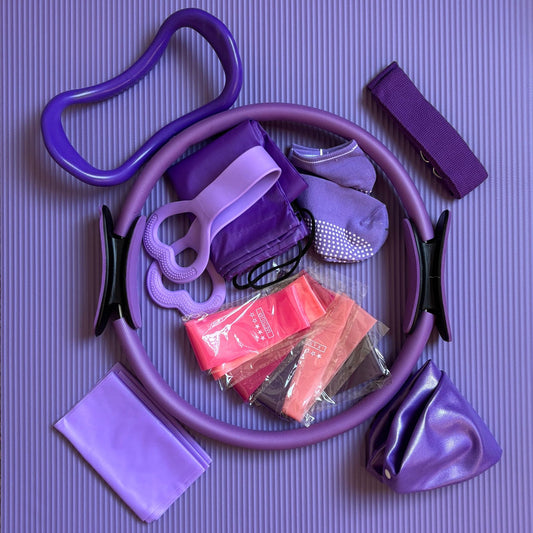 14-Piece Yoga & Pilates Resistance Band Set – Stretching & Fitness