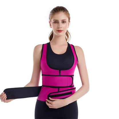 Women’s Waist Trainer & Shaping Vest – Neoprene Sweat Corset Cincher