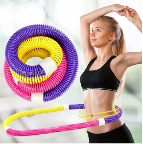 Weighted Spring Hula Hoop – Waist & Core Fitness for All Ages
