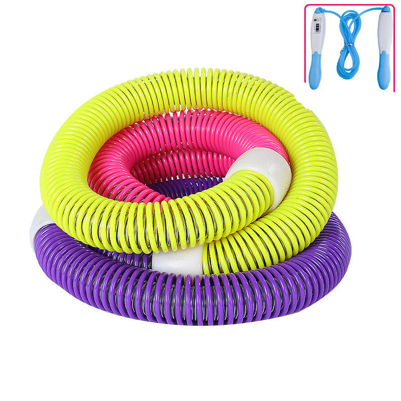 Weighted Spring Hula Hoop – Waist & Core Fitness for All Ages