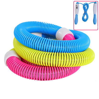 Weighted Spring Hula Hoop – Waist & Core Fitness for All Ages