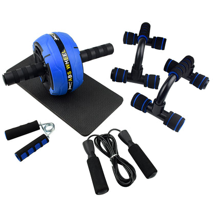 Push-Up Bar & Resistance Band Ab Workout Set – 6 or 7 Piece Home Gym Kit