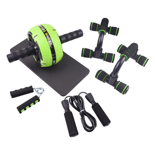 Push-Up Bar & Resistance Band Ab Workout Set – 6 or 7 Piece Home Gym Kit