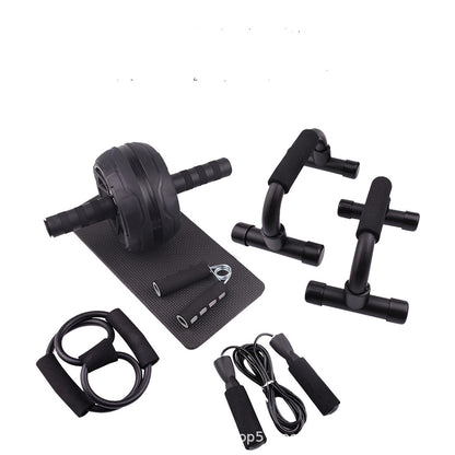 Push-Up Bar & Resistance Band Ab Workout Set – 6 or 7 Piece Home Gym Kit