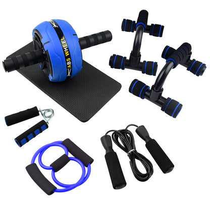 Push-Up Bar & Resistance Band Ab Workout Set – 6 or 7 Piece Home Gym Kit