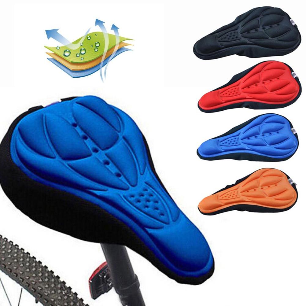 3D Soft Cycling Bike Seat Cover Cushion – Ergonomic & Breathable