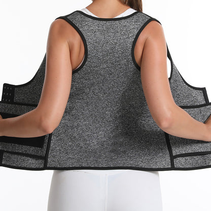 Women’s Waist Trainer & Shaping Vest – Neoprene Sweat Corset Cincher