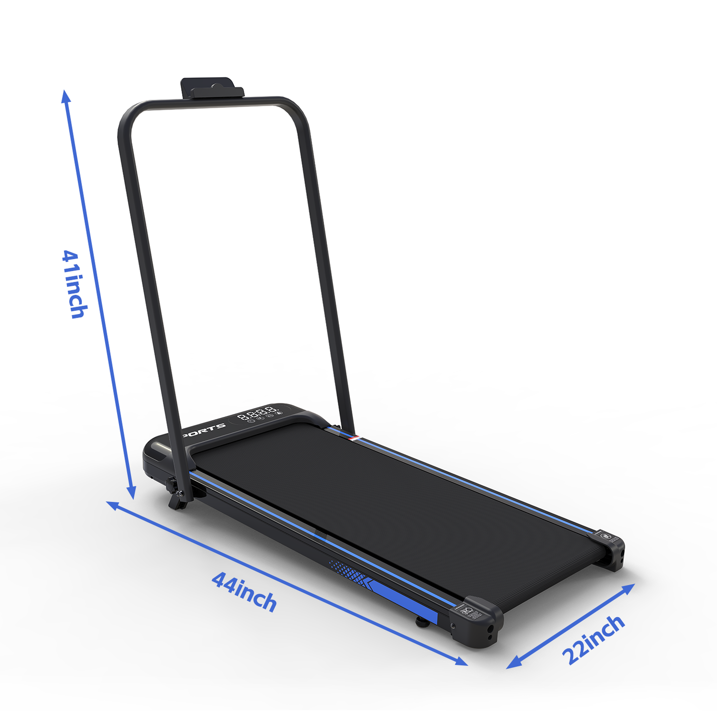 3-in-1 Foldable Under Desk Treadmill with Incline – Walking Pad & Handlebar