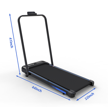 3-in-1 Foldable Under Desk Treadmill with Incline – Walking Pad & Handlebar
