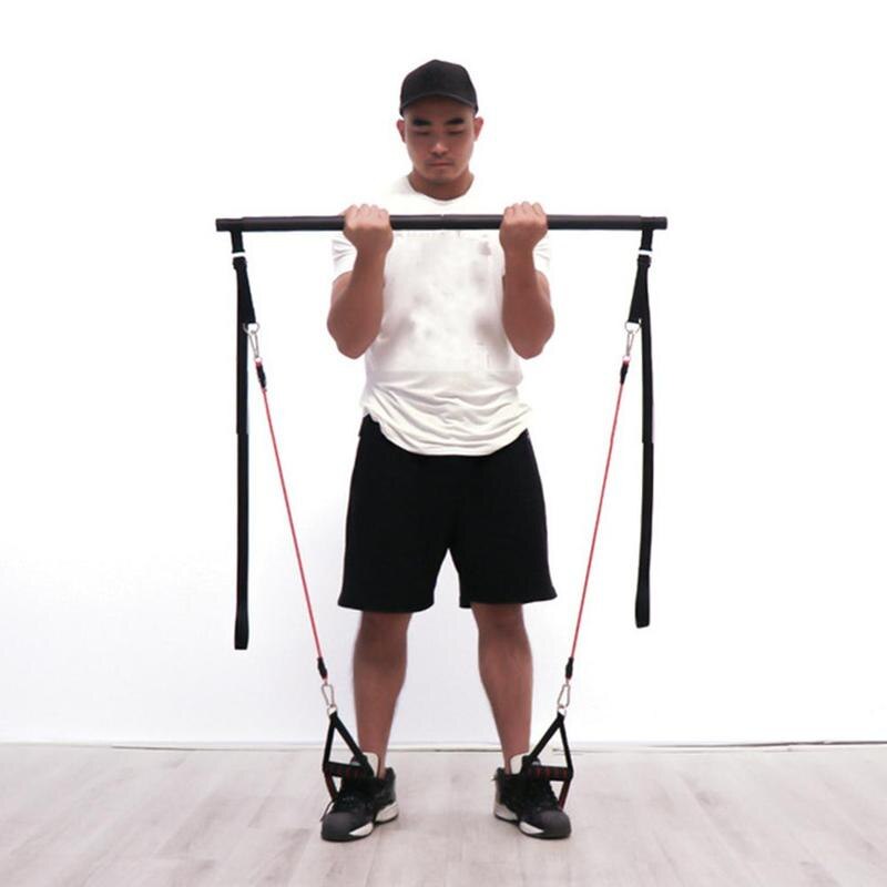 Pilates Bar Kit with Resistance Bands – Portable Home Gym Workout Set