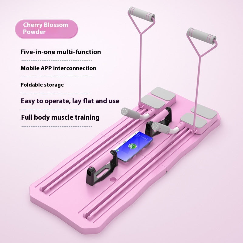 5-in-1 Multifunctional Fitness Board – Ab Wheel & Core Trainer