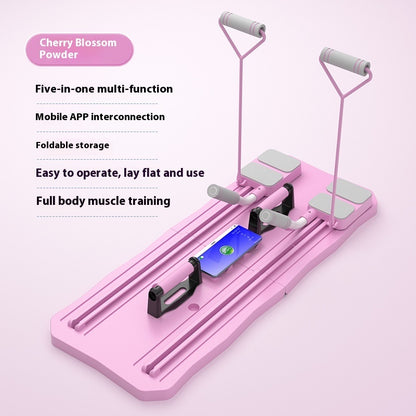5-in-1 Multifunctional Fitness Board – Ab Wheel & Core Trainer