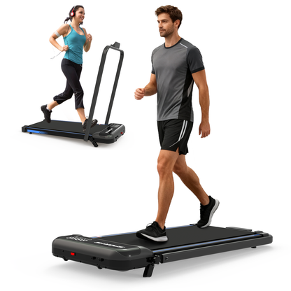 3-in-1 Foldable Under Desk Treadmill with Incline – Walking Pad & Handlebar