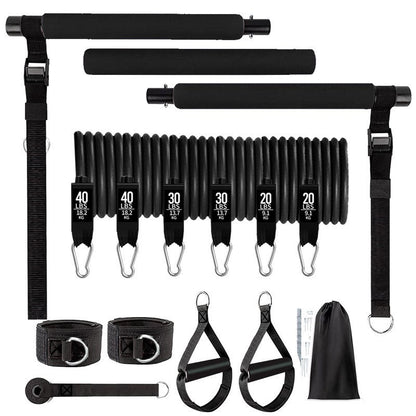 180 lbs Resistance Band Pull Rope Set – TPE Yoga & Fitness Strap