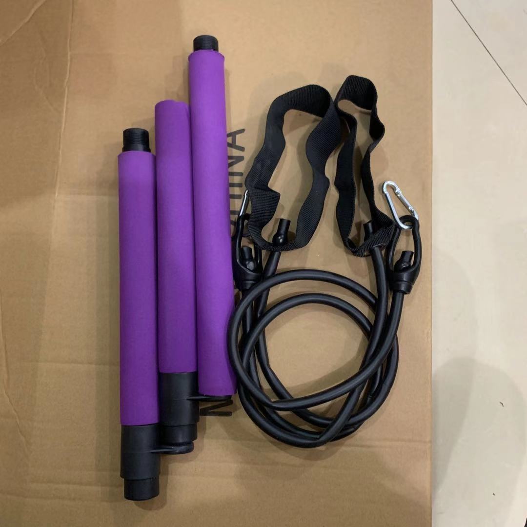3-Section Pilates Stretch Strap – Yoga Resistance Band