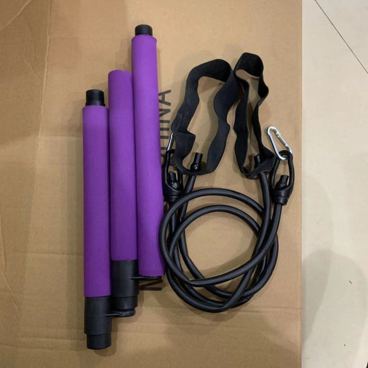 3-Section Pilates Stretch Strap – Yoga Resistance Band