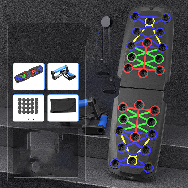 26-Mode Push-Up Board Training Set – I-Shape Fitness Bracket with Counter