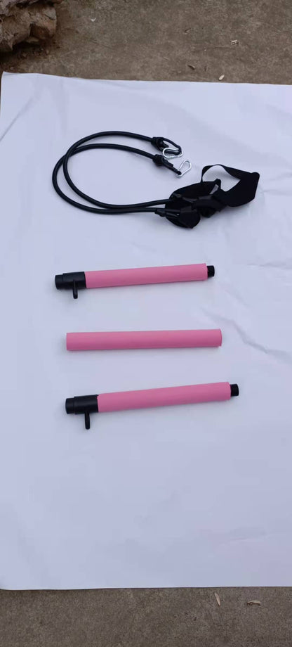 3-Section Pilates Stretch Strap – Yoga Resistance Band