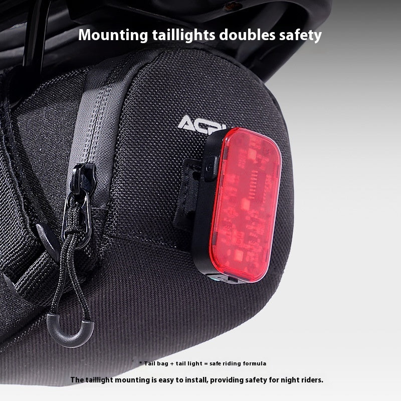 Bicycle Waterproof Rear Bag Hanging Light Equipment