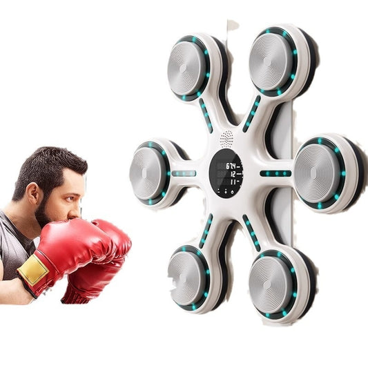 Smart Music Boxing Wall Target – Height Adjustable Home Fitness