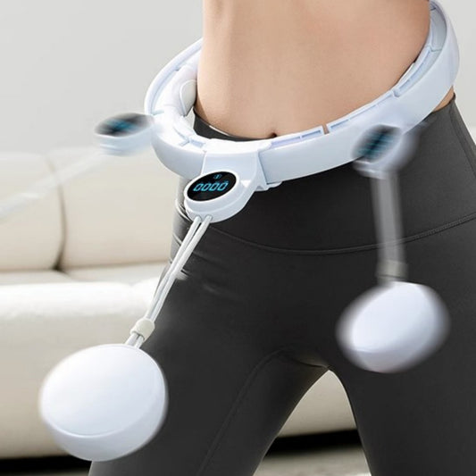 Smart Digital Hula Hoop – Detachable Weighted Fitness Ring with Counter