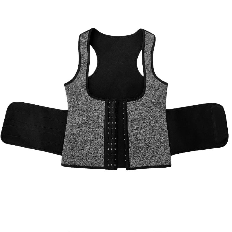 Women’s Waist Trainer & Shaping Vest – Neoprene Sweat Corset Cincher